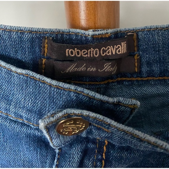 Roberto Cavalli Low Rise Flare Jeans 40 - Picture 3 of 5